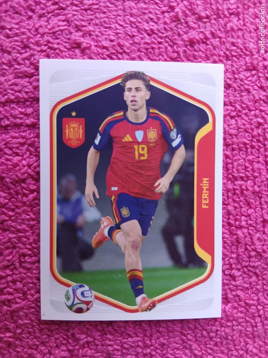 Cromos de f&uacute;tbol: espa&ntilde;a 2026 46 ferm&iacute;n selecci&oacute;n espa&ntilde;ola panini carrefour family mundial de futbol