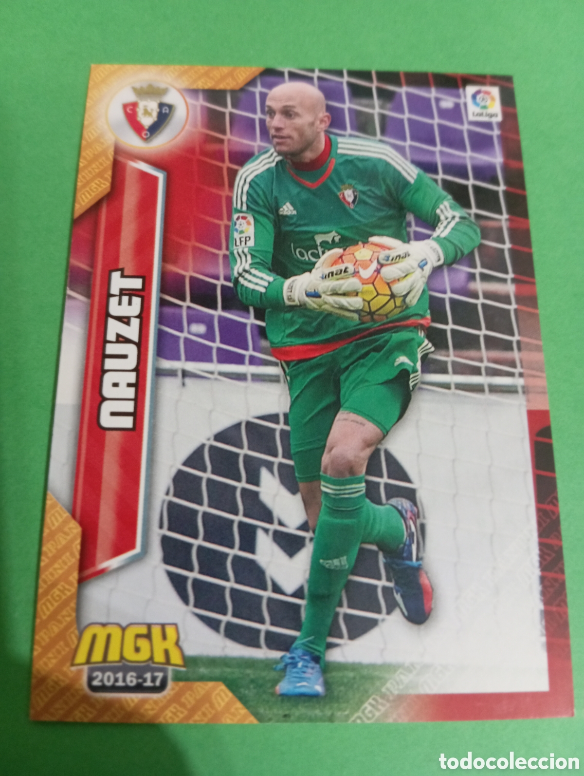Cromos de f&uacute;tbol: Nauzet Osasuna n&deg;381 / PANINI MEGACRACKS 2016/2017