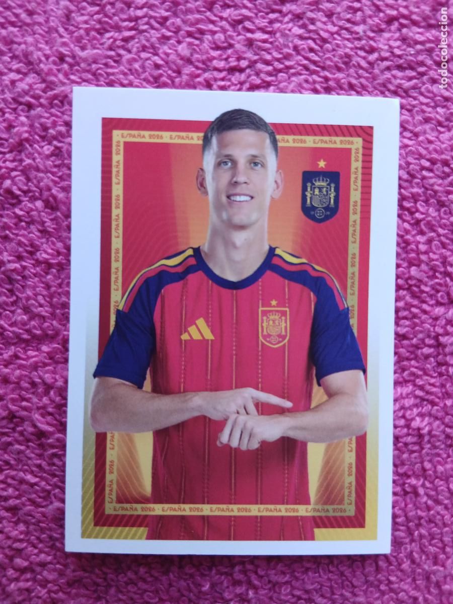Fu&szlig;ball-Sticker: espa&ntilde;a 2026 47 dani olmo selecci&oacute;n espa&ntilde;ola panini carrefour family mundial de futbol