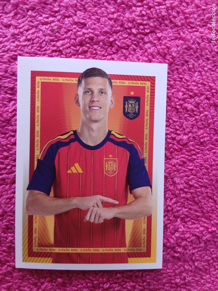 Fu&szlig;ball-Sticker: espa&ntilde;a 2026 47 dani olmo selecci&oacute;n espa&ntilde;ola panini carrefour family mundial de futbol