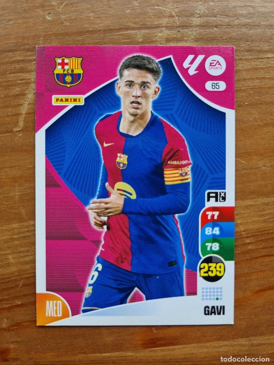 Fu&szlig;ball-Sticker: 65 GAVI (FC Barcelona). Liga 2024 2025 24 25 Adrenalyn XL (Panini)