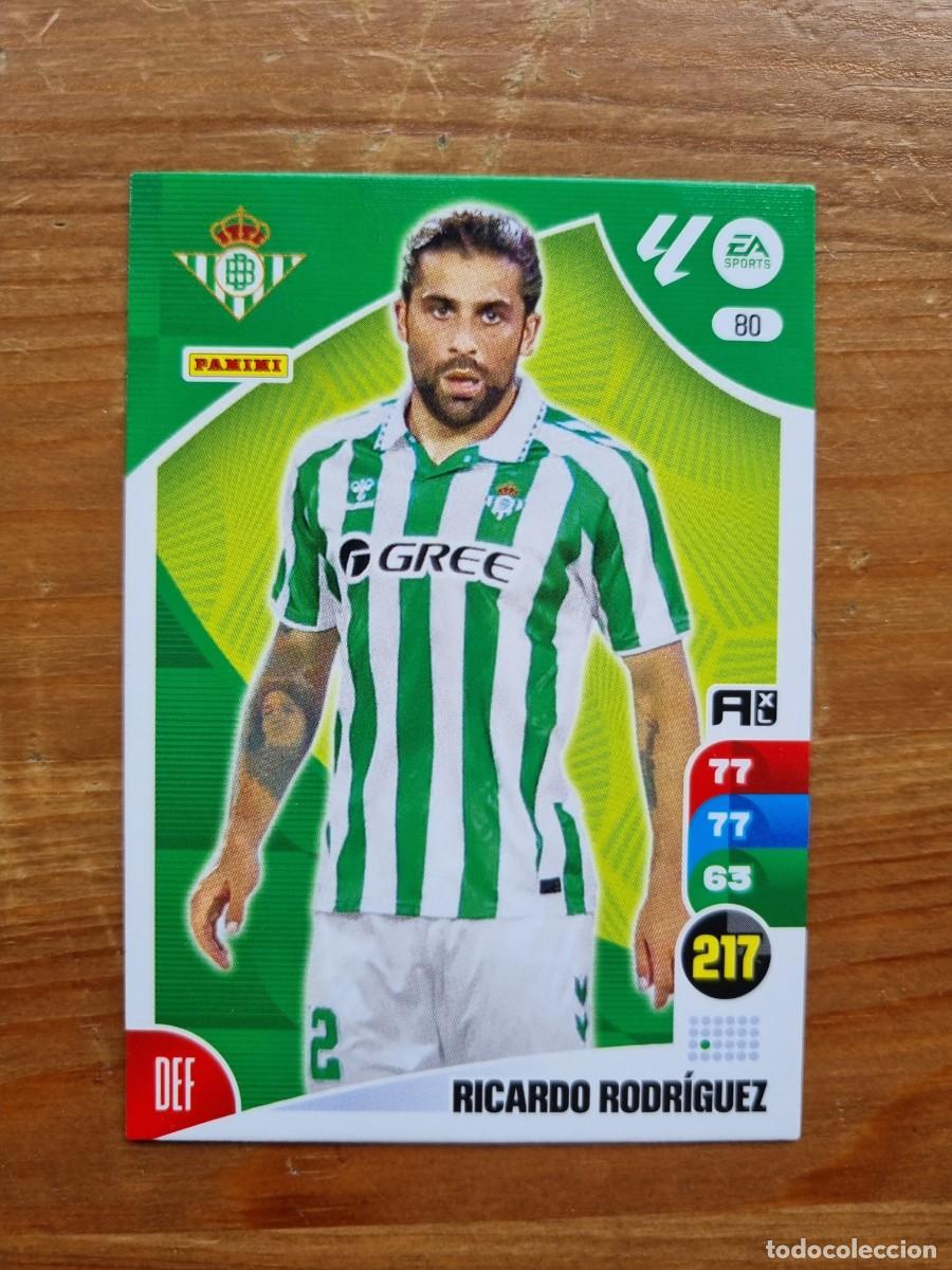 Fu&szlig;ball-Sticker: 80 RICARDO RODR&Iacute;GUEZ (Real Betis). Liga 2024 2025 24 25 Adrenalyn XL (Panini)