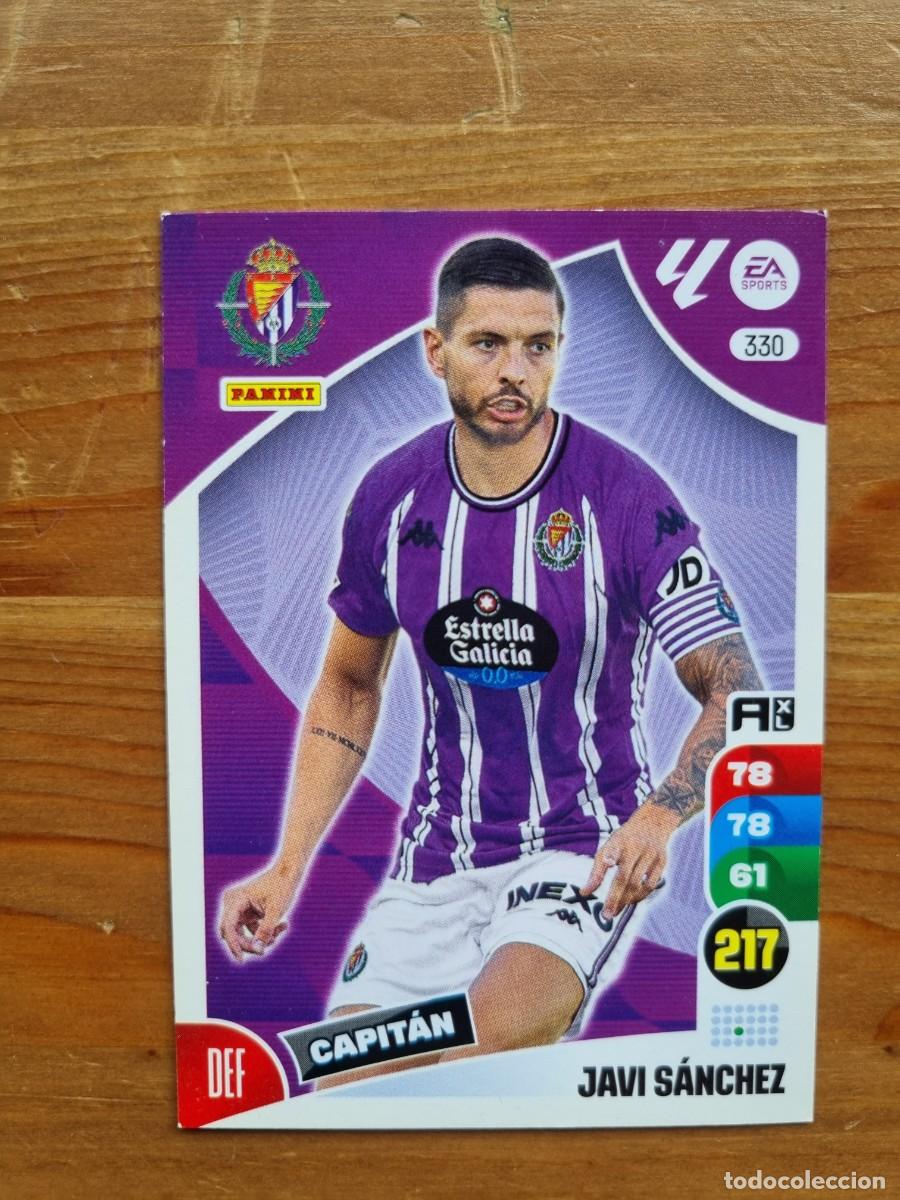 Cromos de f&uacute;tbol: 330 JAVI S&Aacute;NCHEZ (Real Valladolid). Liga 2024 2025 24 25 Adrenalyn XL (Panini)
