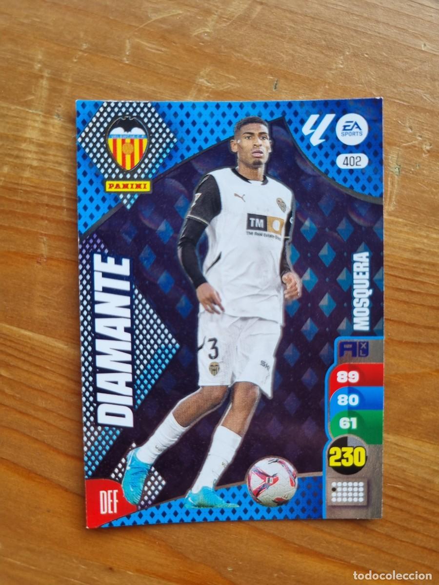 Cromos de Futebol: 402 MOSQUERA (Valencia CF) DIAMANTE. Liga 2024 2025 24 25 Adrenalyn XL (Panini)