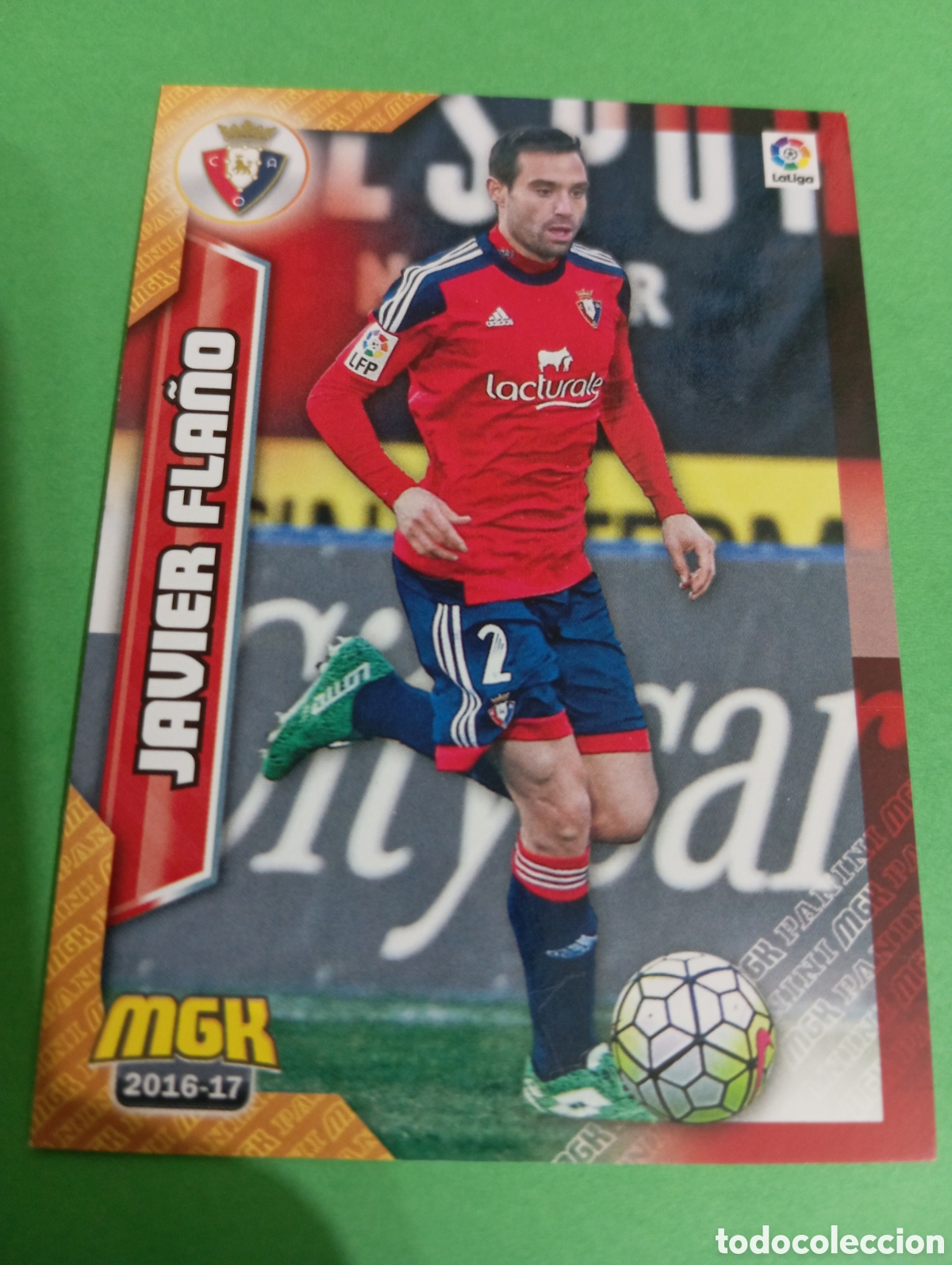 Cromos de Futebol: Javier Fla&ntilde;o Osasuna n&deg;383 / PANINI MEGACRACKS 2016/2017