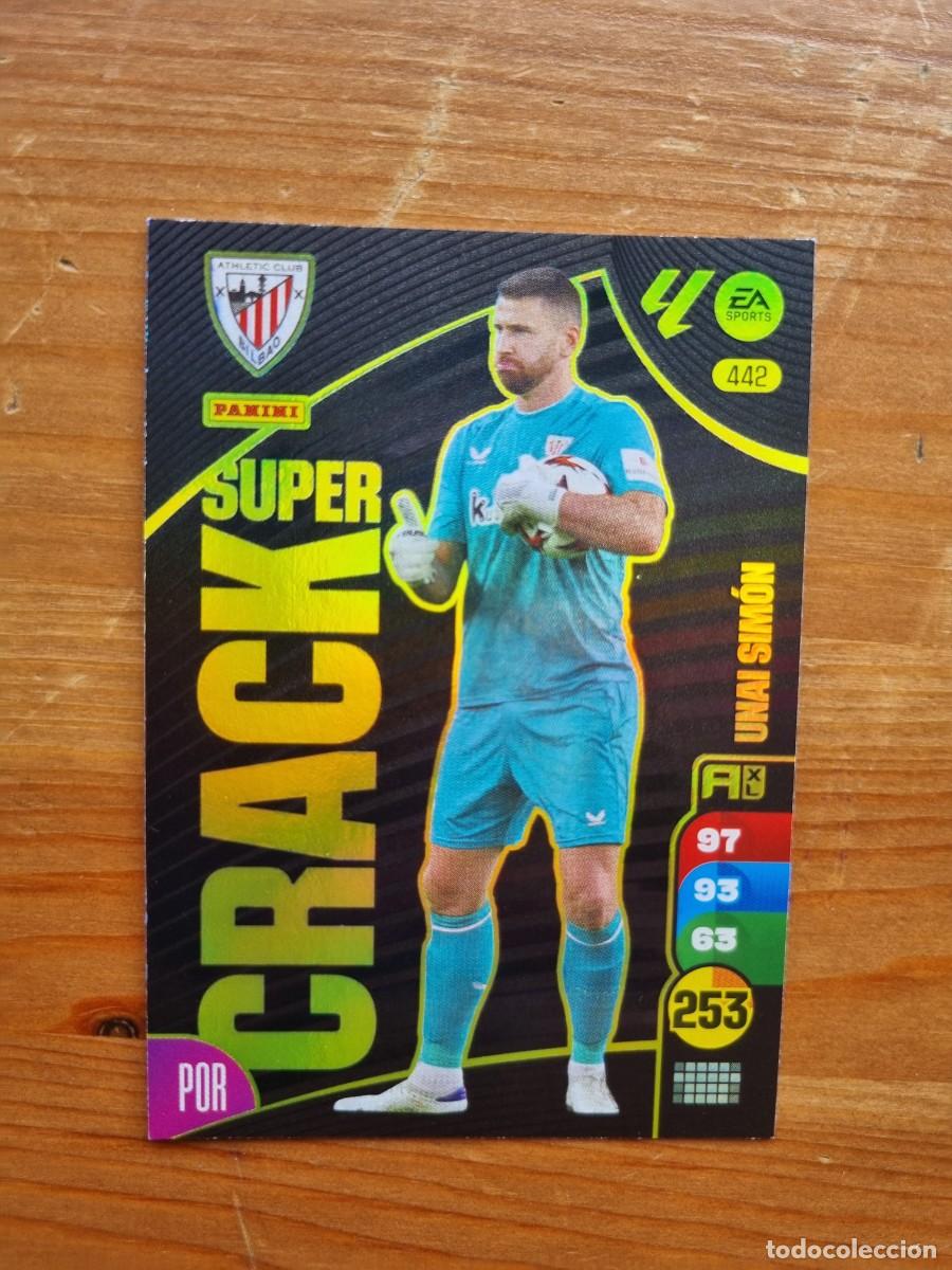 Cromos de Futebol: 442 UNAI SIM&Oacute;N (Athletic Club de Bilbao) SUPER CRACK. Liga 2024 2025 24 25 Adrenalyn XL (Panini)