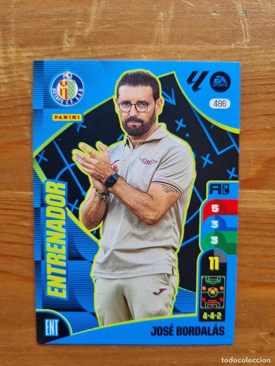 Cromos de Futebol: 486 JOS&Eacute; BORDAL&Aacute;S (Getafe CF) ENTRENADOR. Liga 2024 2025 24 25 Adrenalyn XL (Panini)