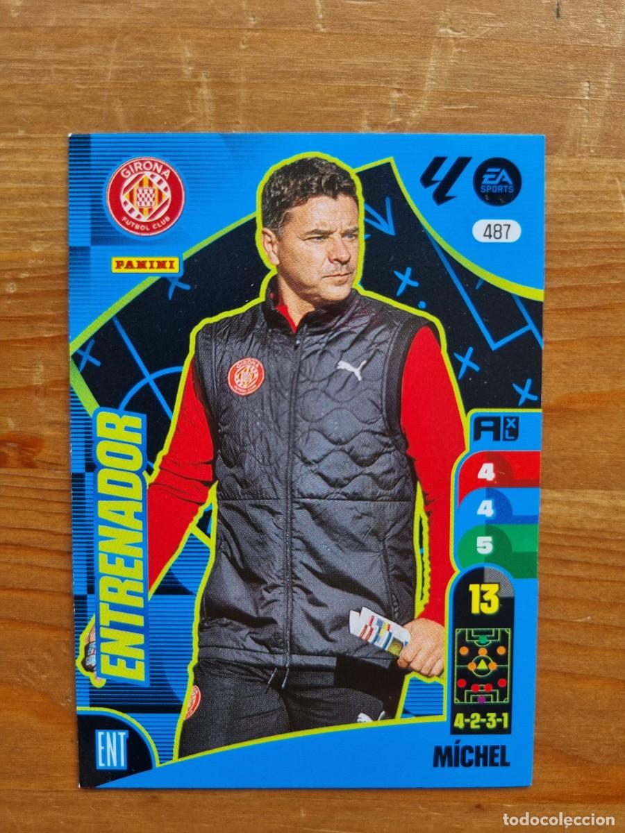 Cromos de Futebol: 487 MICHEL (Girona FC) ENTRENADOR. Liga 2024 2025 24 25 Adrenalyn XL (Panini)