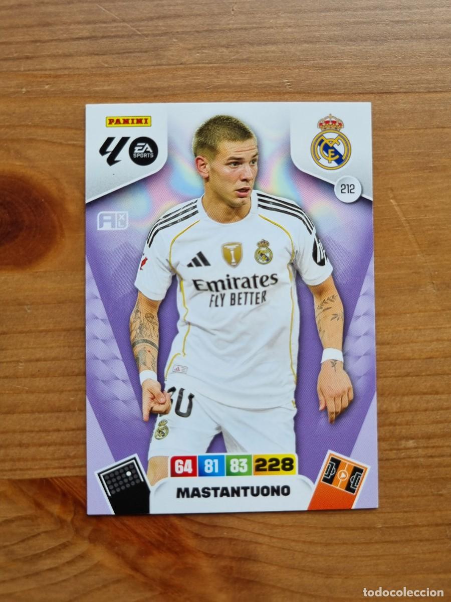 Cromos de Futebol: 212 MASTANTUONO (Real Madrid CF). Liga 2025 2026 25 26 Adrenalyn XL (Panini)