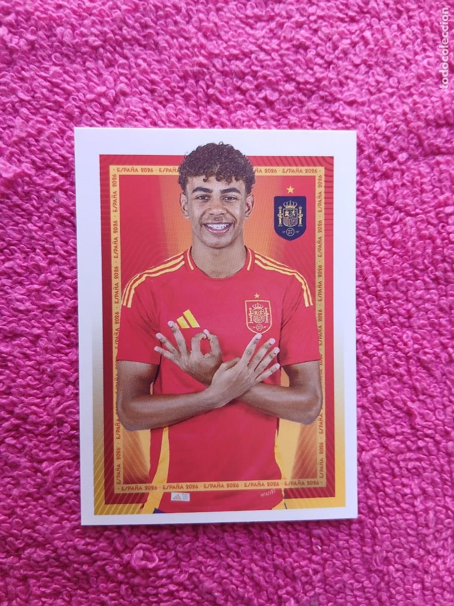 Cromos de f&uacute;tbol: espa&ntilde;a 2026 49 lamine yamal selecci&oacute;n espa&ntilde;ola panini carrefour family mundial de futbol