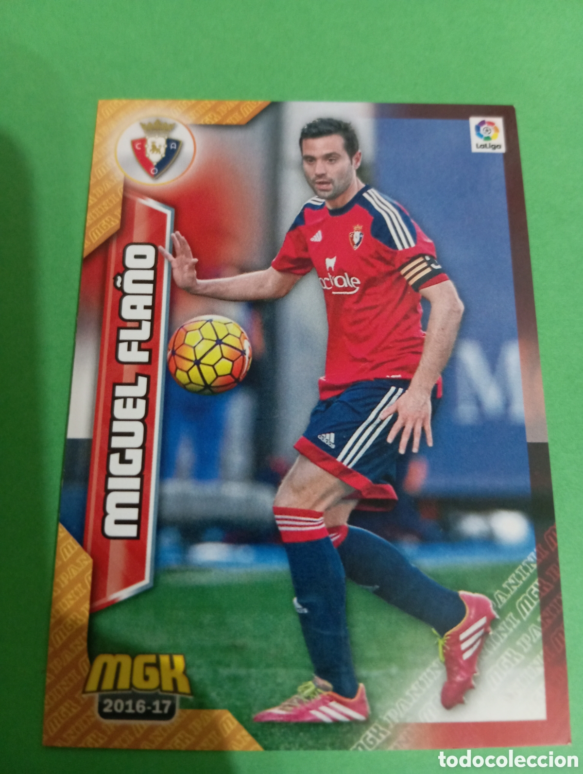 Cromos de f&uacute;tbol: Miguel Fla&ntilde;o Osasuna n&deg;385 / PANINI MEGACRACKS 2016/2017