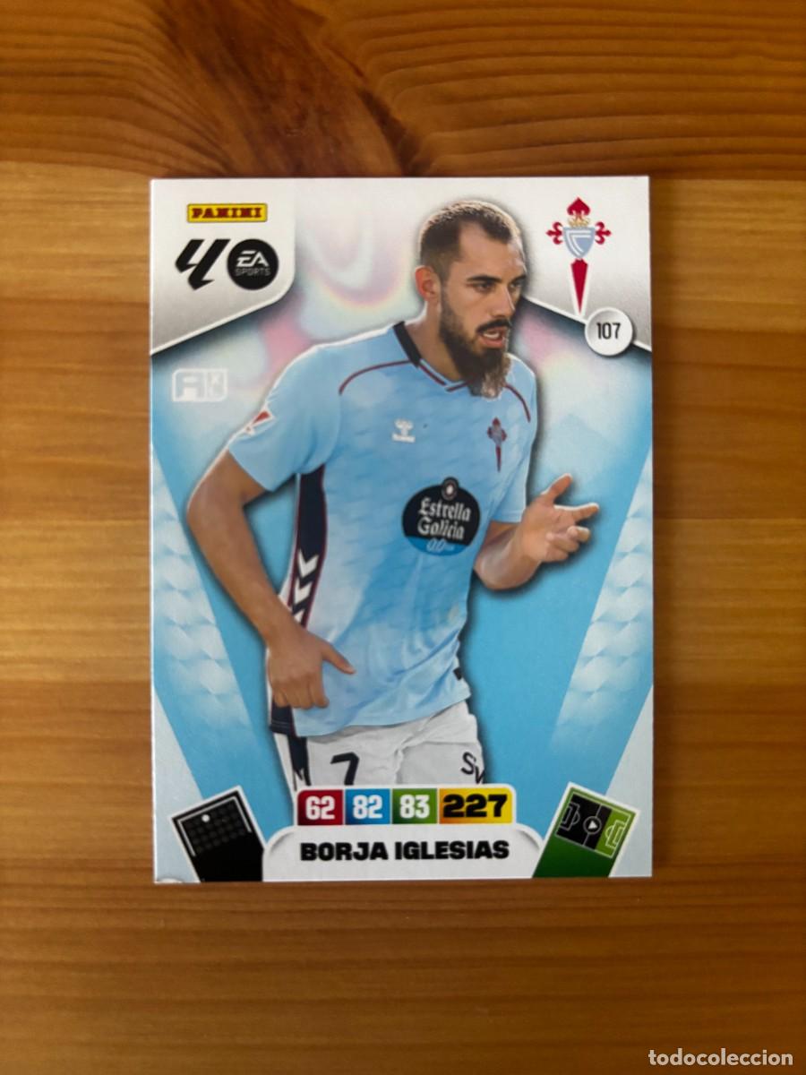 Cromos de f&uacute;tbol: BORJA IGLESIAS CELTA n&uacute;mero 107 cromo Adrenalyn XL 25-26 2025-2026