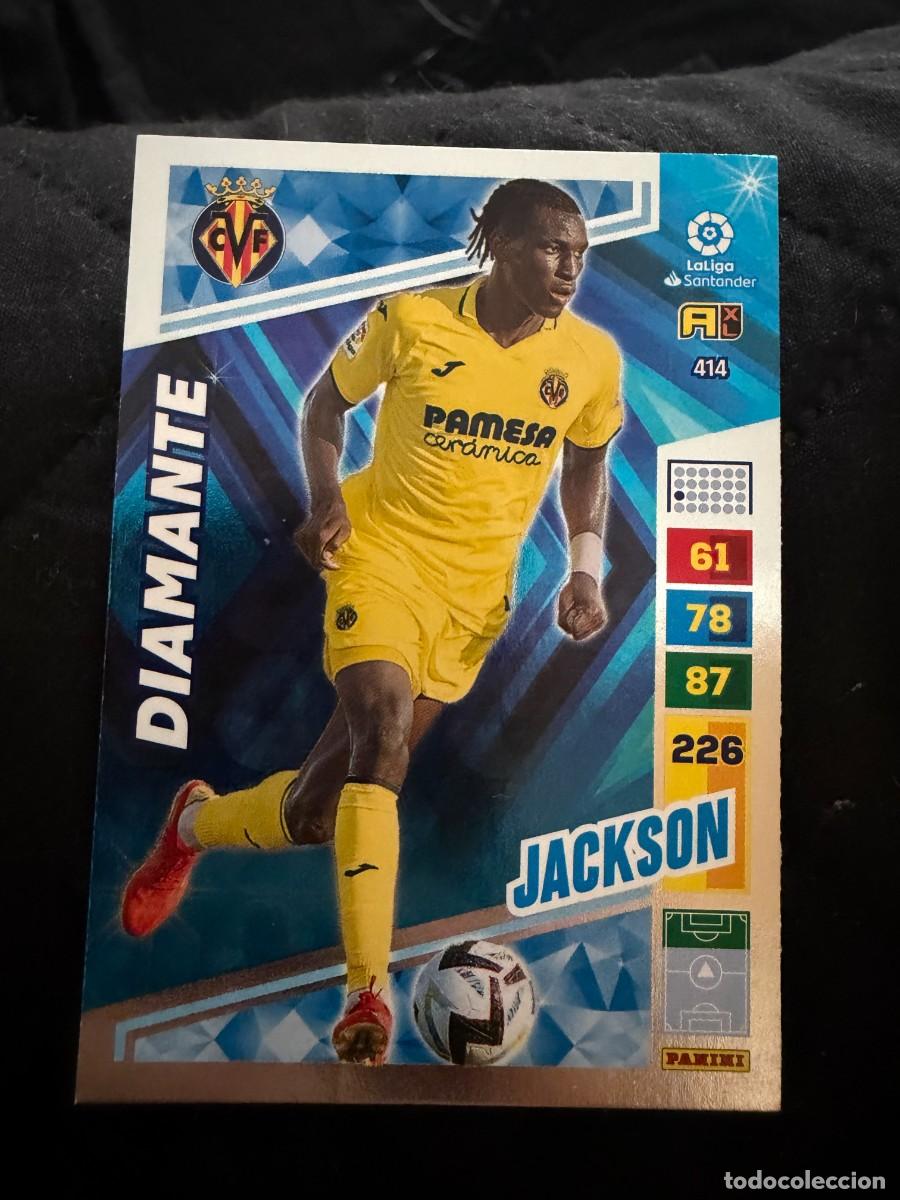 Cromos de f&uacute;tbol: adrenalyn 22-23 jackson diamante villareal