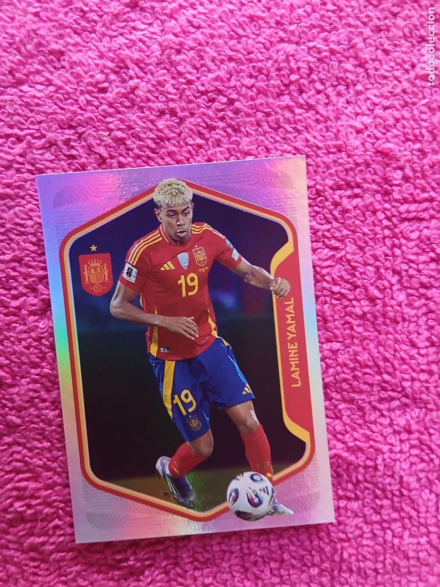Cromos de f&uacute;tbol: espa&ntilde;a 2026 50 lamine yamal selecci&oacute;n espa&ntilde;ola panini carrefour family mundial de futbol