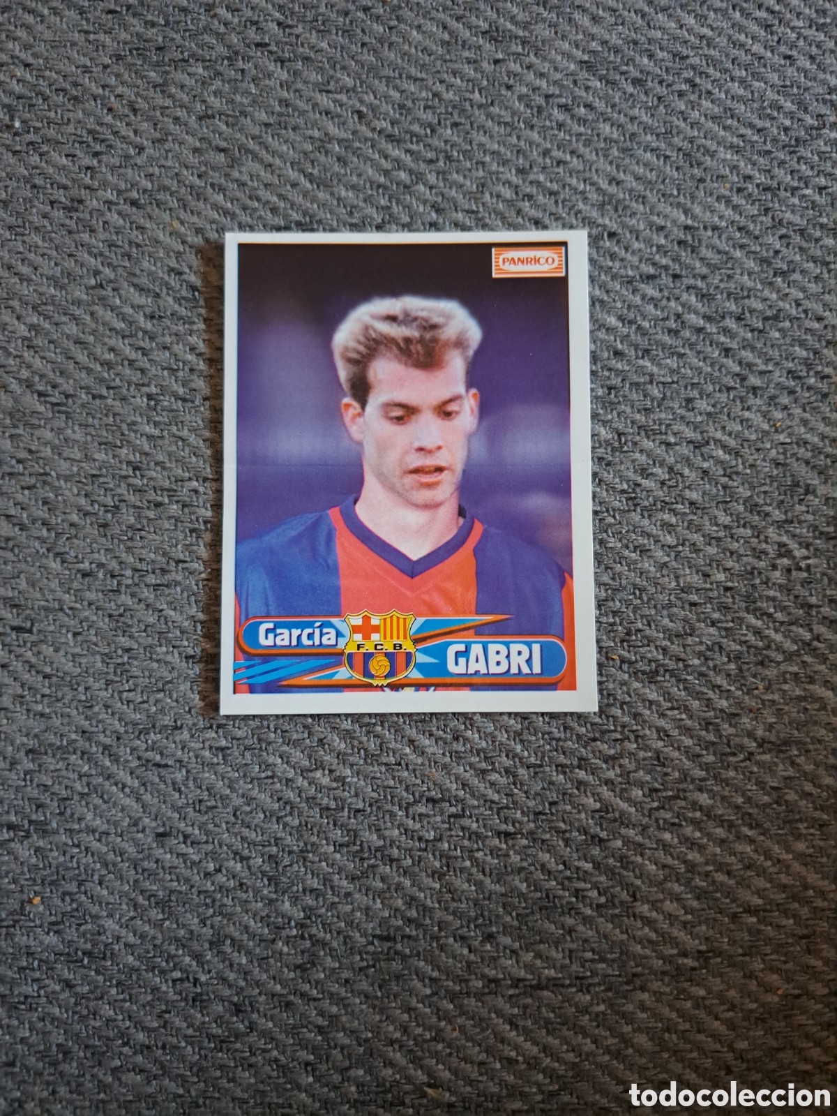 Figurine di Calcio: Gabri. Barcelona. Panrico 98-99