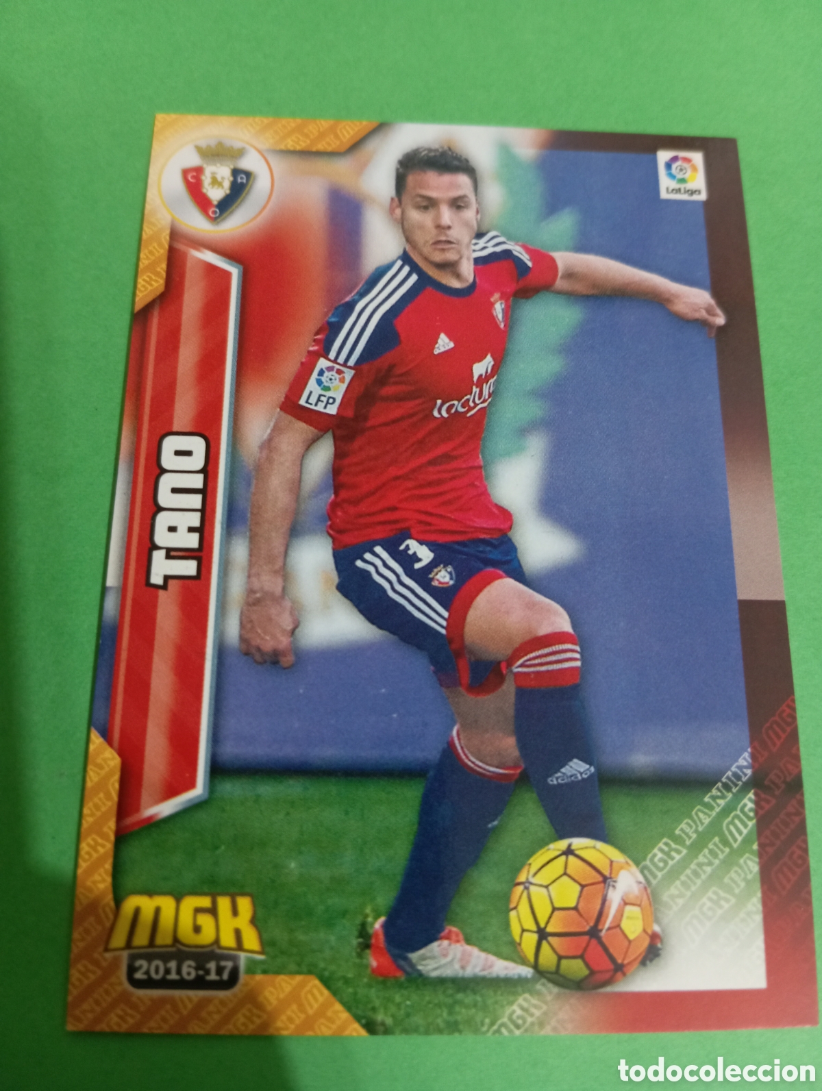Figurine di Calcio: Tano Osasuna n&deg;386 / PANINI MEGACRACKS 2016/2017