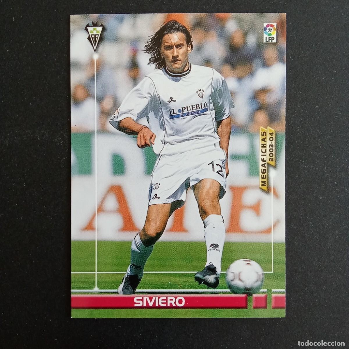 Cromos de f&uacute;tbol: 4 SIVIERO ALBACETE LIGA 2003 2004 03 04 MEGAFICHAS PANINI