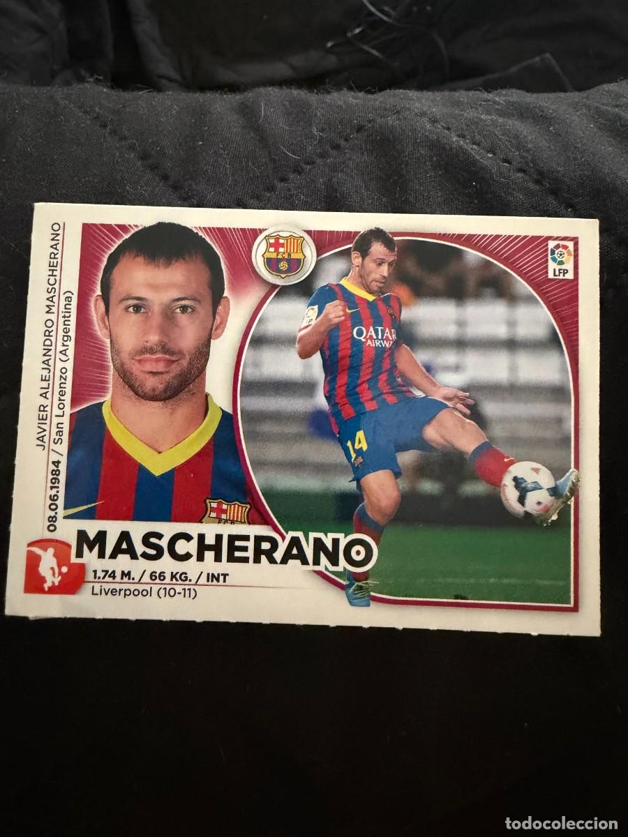 Cromos de f&uacute;tbol: lliga este 14-15 mascherano fc barcelona