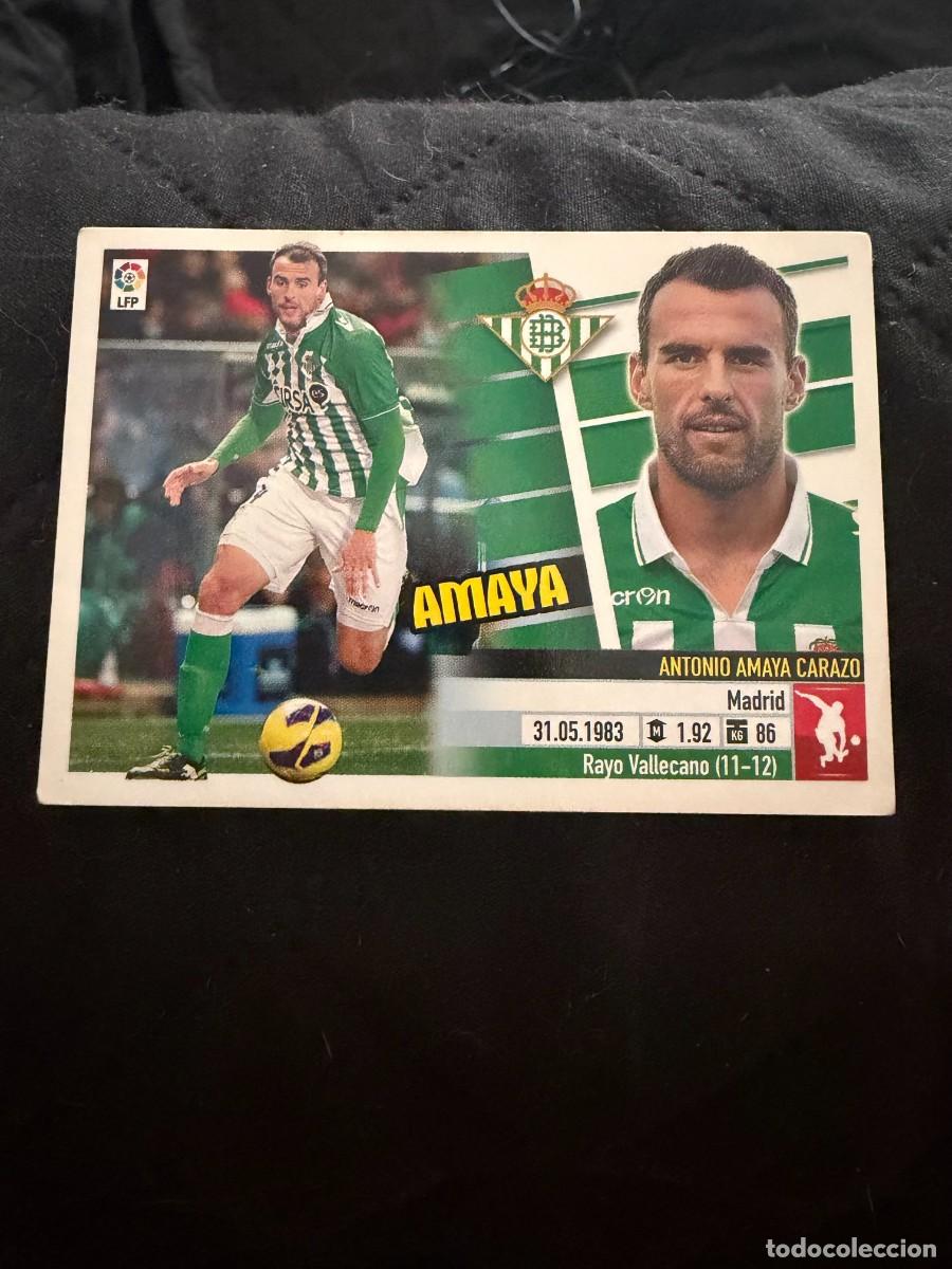 Cromos de f&uacute;tbol: lliga este 13-14 amaya betis