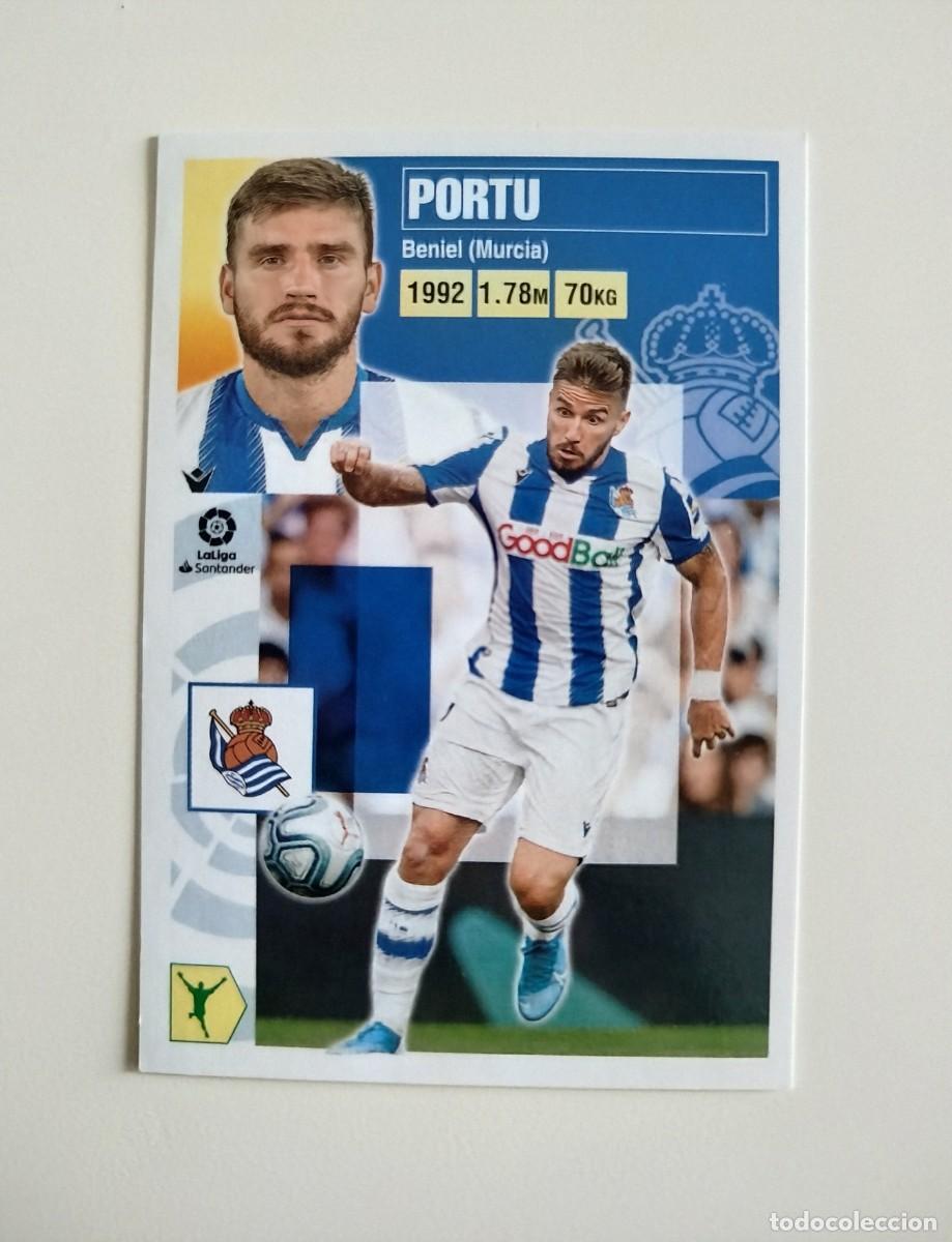 Figurine di Calcio: Portu 15 SIN PEGAR NUNCA PEGADO Real Sociedad CF Liga Ediciones Este 20 21 / 2020 2021