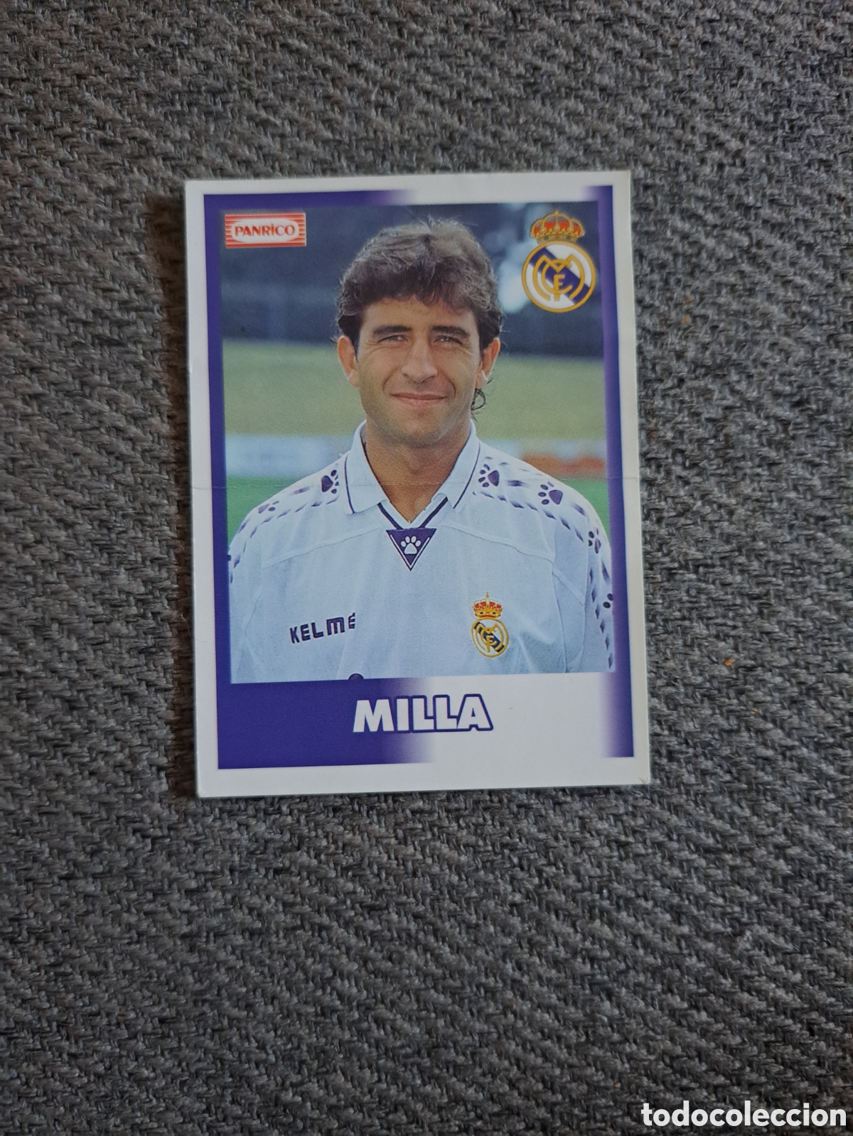 Figurine di Calcio: Milla. Real Madrid. Panrico Liga 96-97