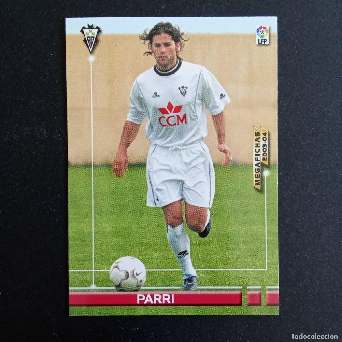 Figurine di Calcio: 11 PARRI ALBACETE LIGA 2003 2004 03 04 MEGAFICHAS PANINI