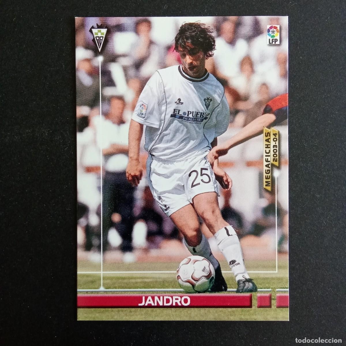 Figurine di Calcio: 14 JANDRO ALBACETE LIGA 2003 2004 03 04 MEGAFICHAS PANINI