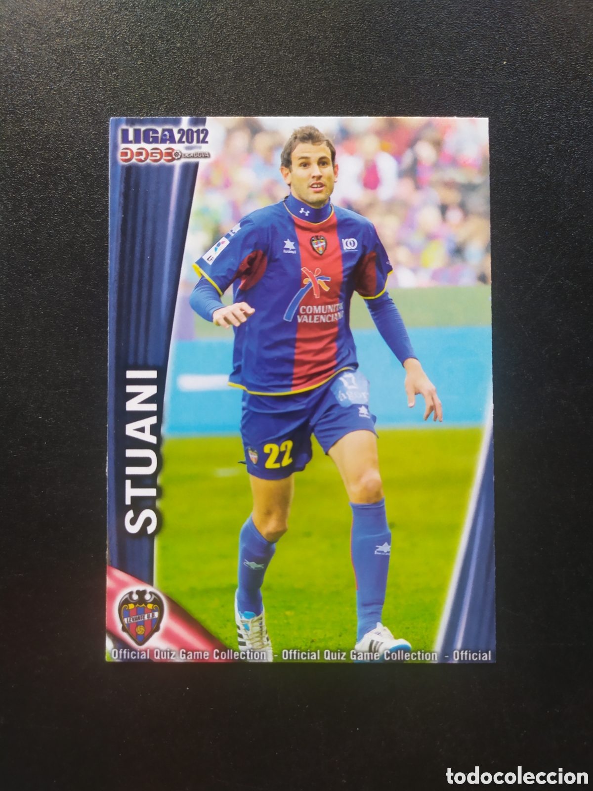 Cartes &agrave; collectionner de Football: Mundicromo fichas Liga 2011 2012 11 12 Stuani n&deg; 370 Levante