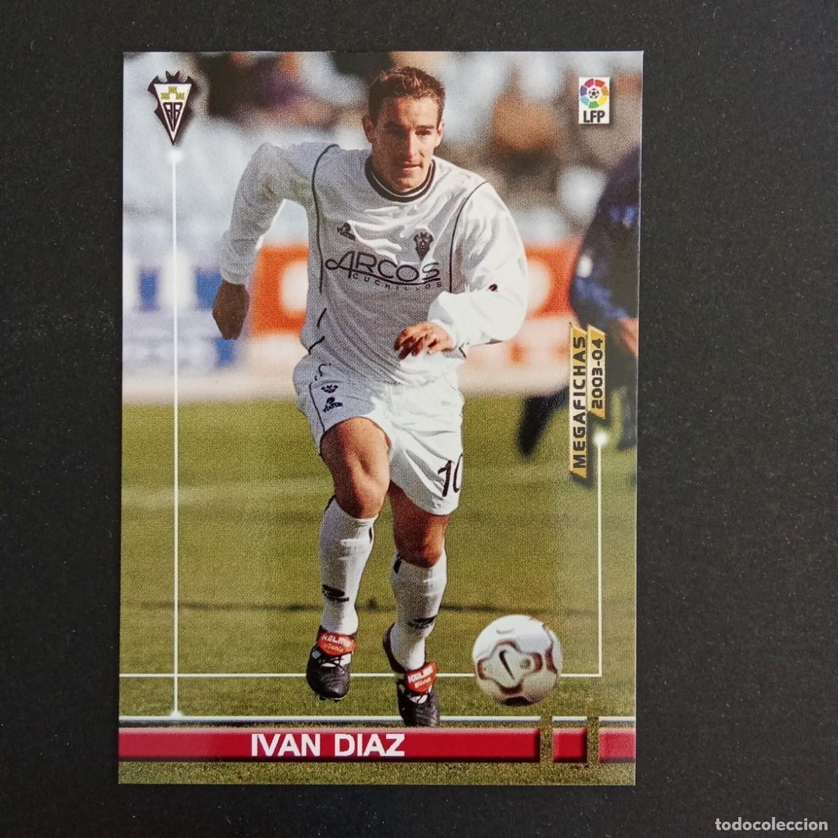 Cartes &agrave; collectionner de Football: 15 IVAN DIAZ ALBACETE LIGA 2003 2004 03 04 MEGAFICHAS PANINI