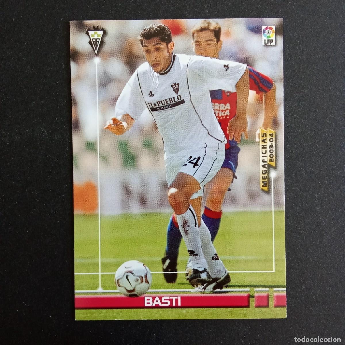 Cartes &agrave; collectionner de Football: 17 BASTI ALBACETE LIGA 2003 2004 03 04 MEGAFICHAS PANINI
