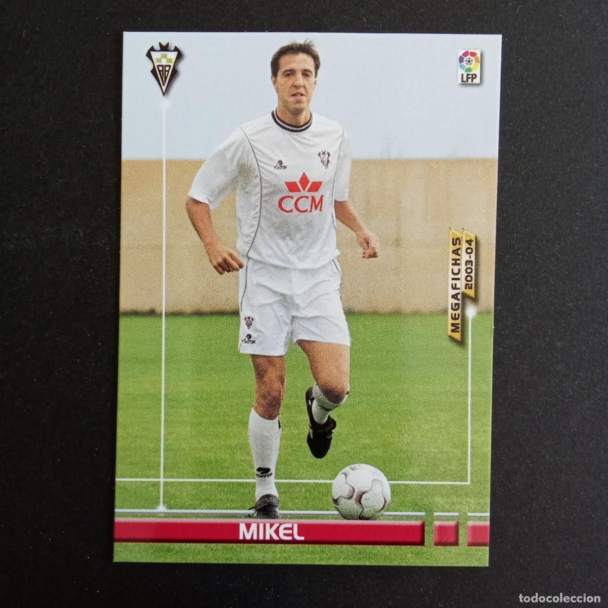 Cartes &agrave; collectionner de Football: 18 MIKEL ALBACETE LIGA 2003 2004 03 04 MEGAFICHAS PANINI