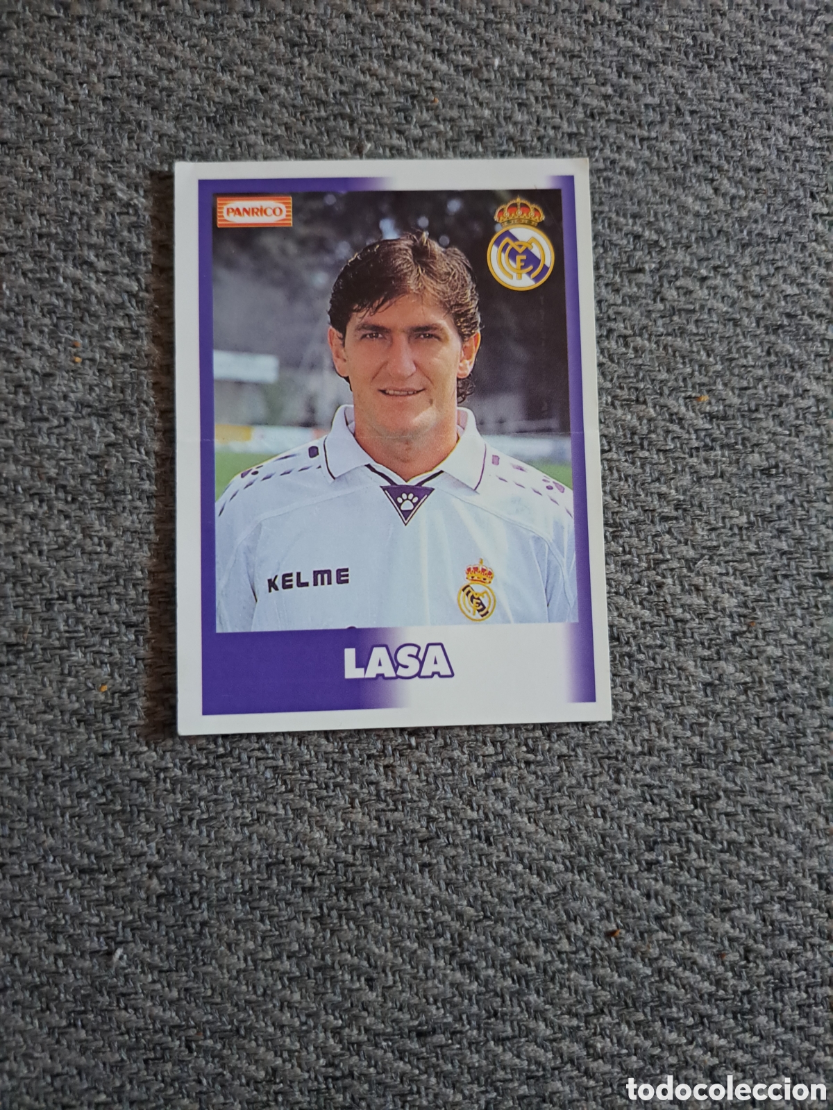 Cartes &agrave; collectionner de Football: Lasa. Real Madrid. Panrico Liga 96-97