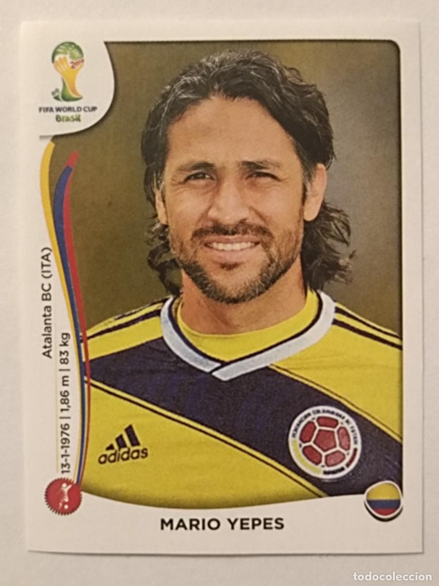 Cromos de f&uacute;tbol: #187 YEPES (COLOMBIA) MUNDIAL BRASIL 2014 PANINI