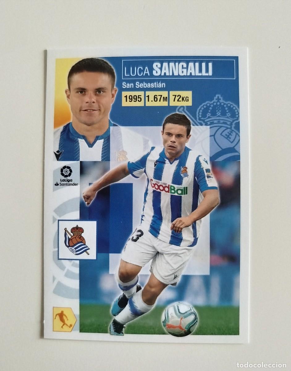 Cromos de f&uacute;tbol: Sangalli 14 BIS COLOCA SIN PEGAR NUNCA PEGADO Real Sociedad CF Liga Ediciones Este 20 21 / 2020 2021