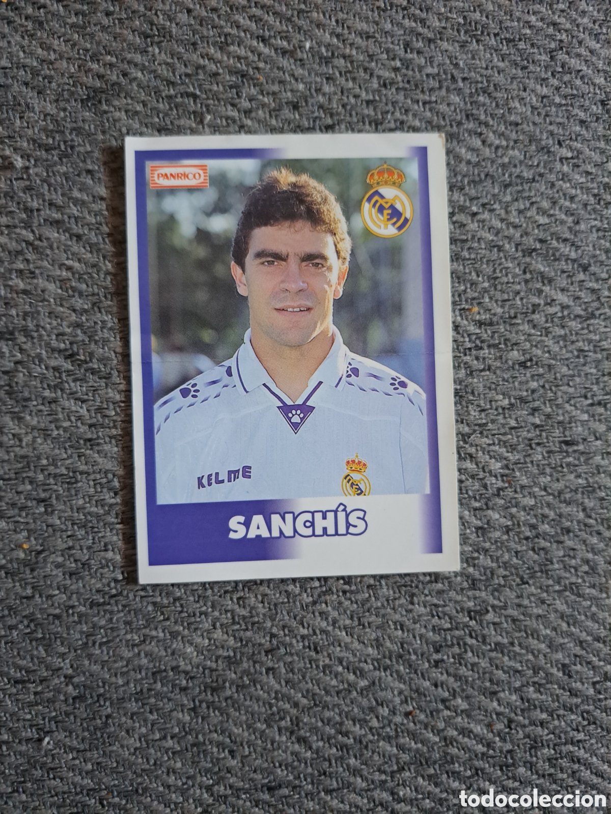 Cromos de f&uacute;tbol: Sanch&iacute;s. Real Madrid. Panrico Liga 96-97