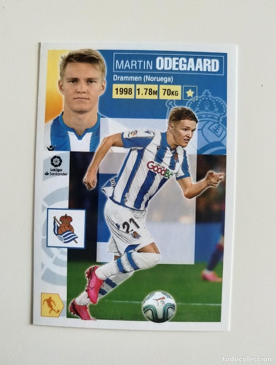 Figurine di Calcio: Odegaard 14 SIN PEGAR NUNCA PEGADO Real Sociedad CF Liga Ediciones Este 20 21 / 2020 2021