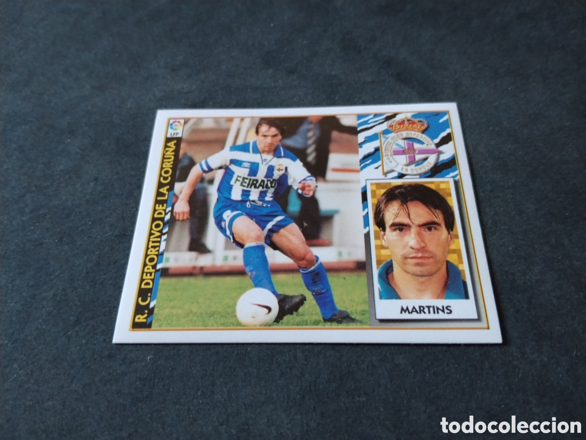 Figurine di Calcio: Cromo futbol 97-98 martins deportivo de la Coru&ntilde;a