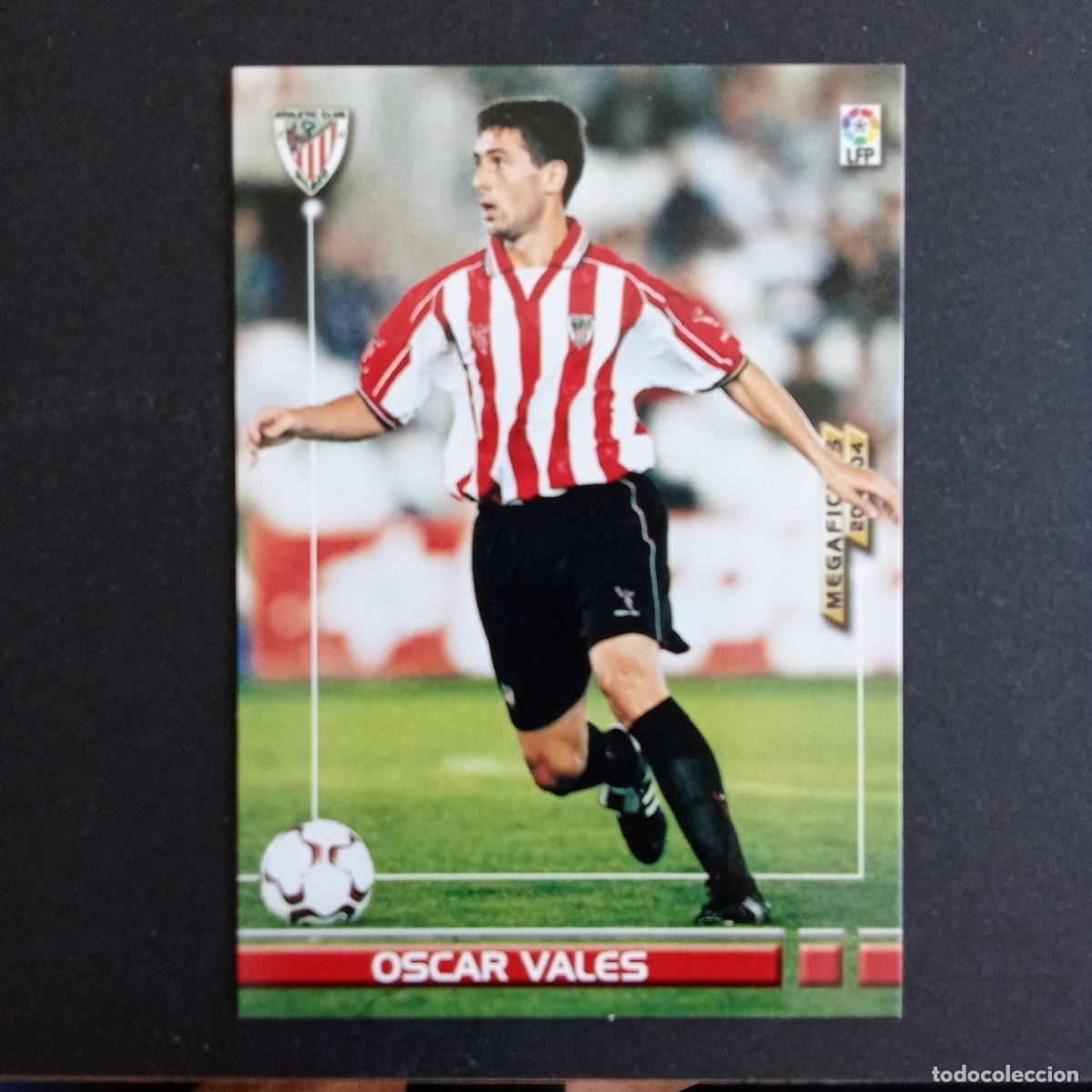 Cromos de Futebol: 27 OSCAR VALES ATHLETIC BILBAO LIGA 2003 2004 03 04 MEGAFICHAS PANINI