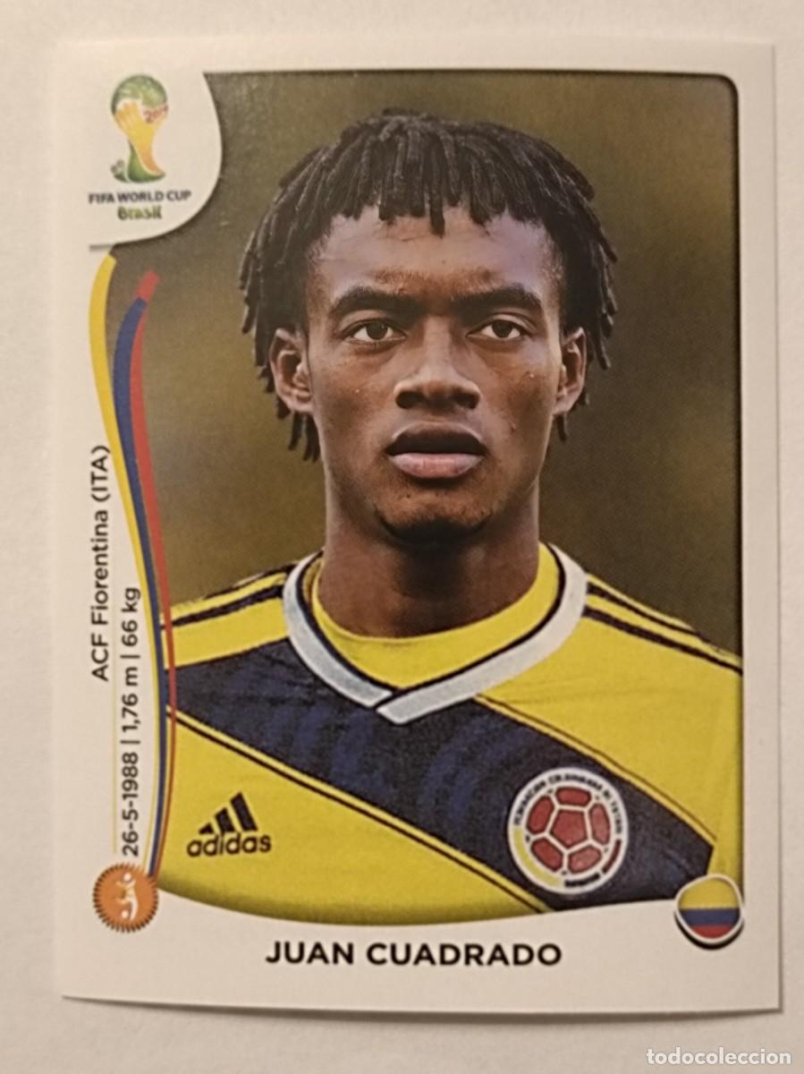 Fu&szlig;ball-Sticker: #196 CUADRADO (COLOMBIA) MUNDIAL BRASIL 2014 PANINI