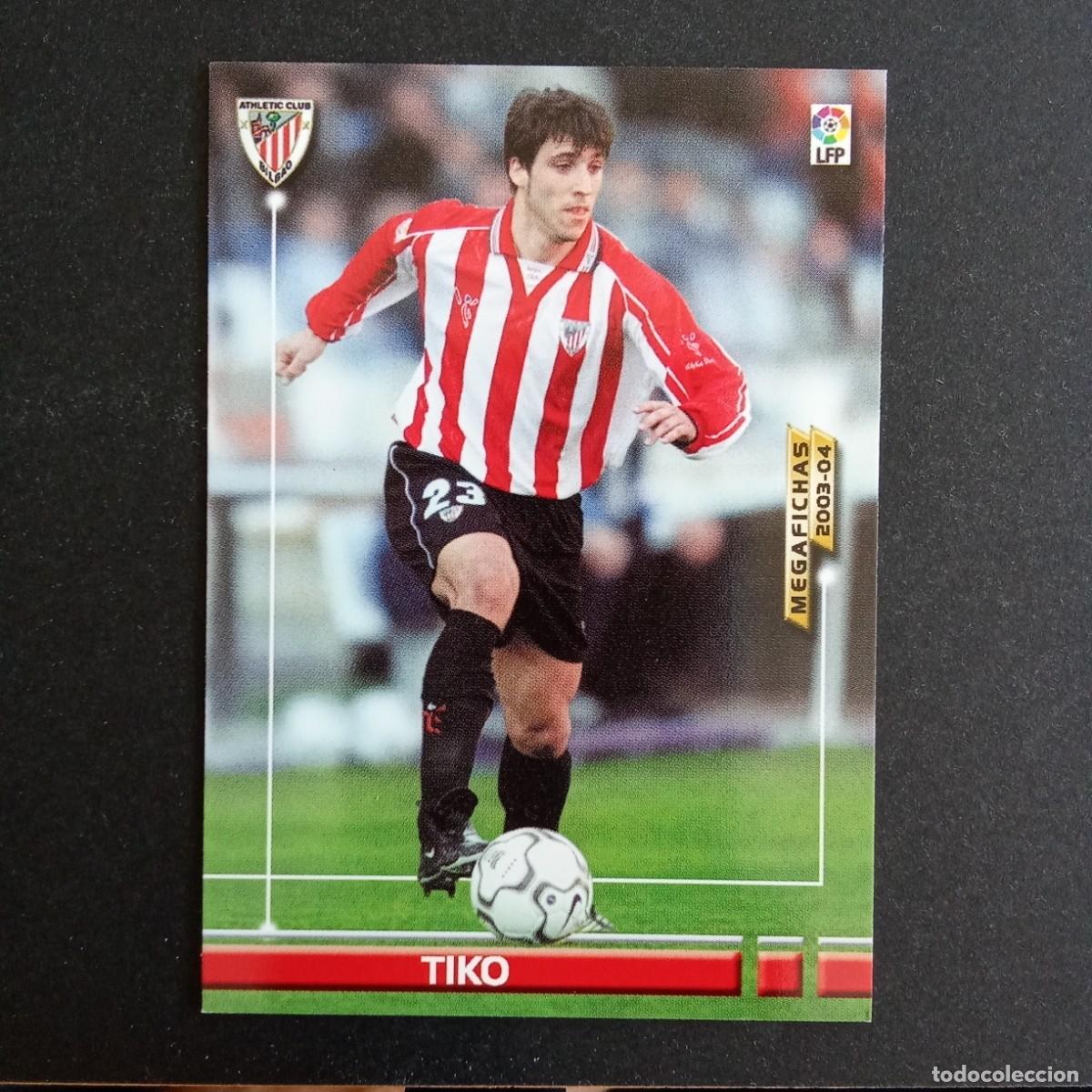 Cromos de f&uacute;tbol: 30 TIKO ATHLETIC BILBAO LIGA 2003 2004 03 04 MEGAFICHAS PANINI