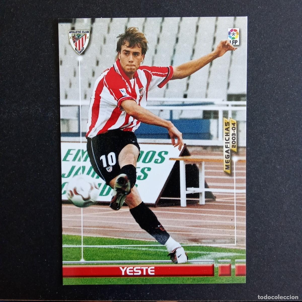 Cromos de f&uacute;tbol: 31 YESTE ATHLETIC BILBAO LIGA 2003 2004 03 04 MEGAFICHAS PANINI