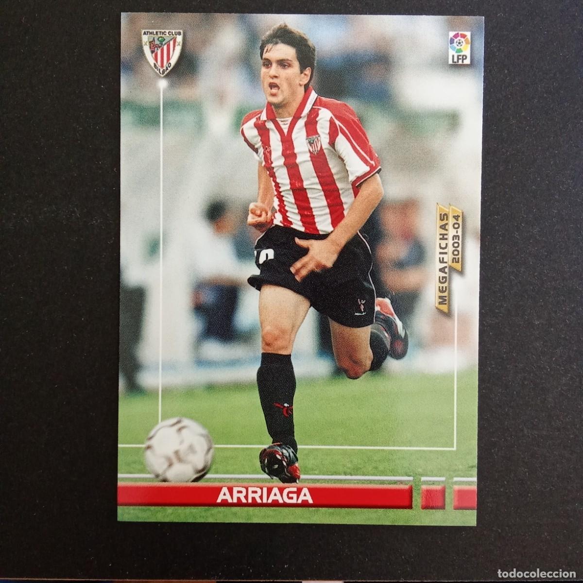 Cromos de f&uacute;tbol: 33 ARRIAGA ATHLETIC BILBAO LIGA 2003 2004 03 04 MEGAFICHAS PANINI