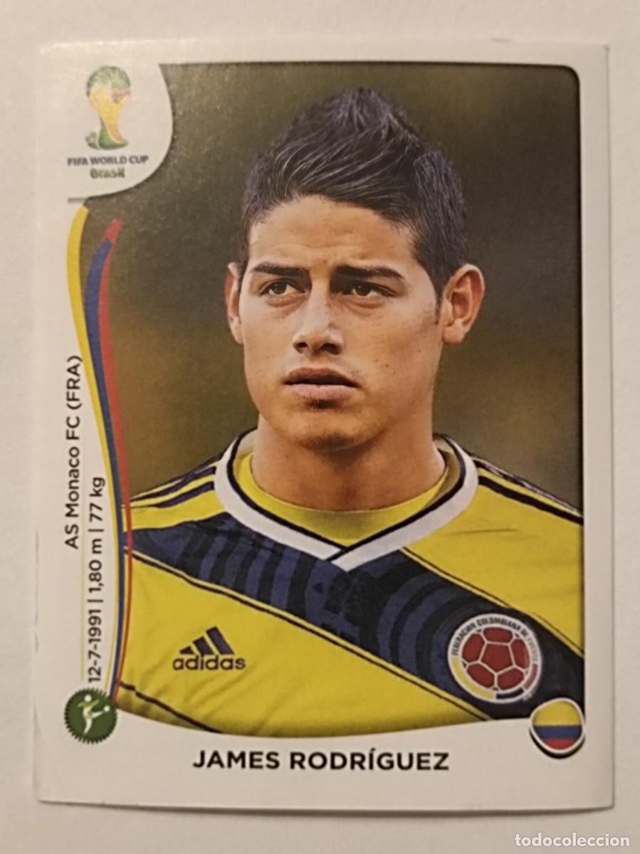 Figurine di Calcio: #199 JAMES RODRIGUEZ (COLOMBIA) MUNDIAL BRASIL 2014 PANINI