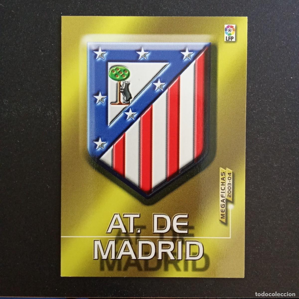 Cartes &agrave; collectionner de Football: 37 ESCUDO ATLETICO MADRID LIGA 2003 2004 03 04 MEGAFICHAS PANINI