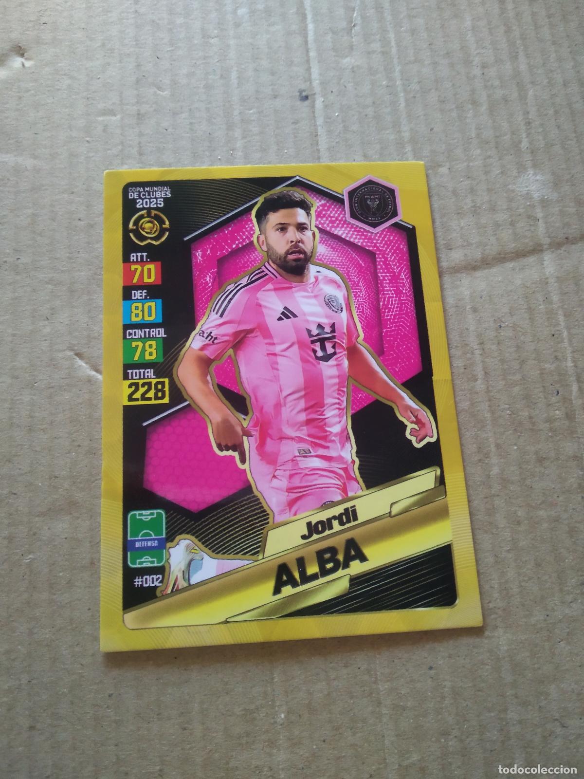 Cartes &agrave; collectionner de Football: 2 JORDI ALBA INTER MIAMI CROMO FUTBOL GOL PUBLICACIONES MUNDIAL DE CLUBES 2025