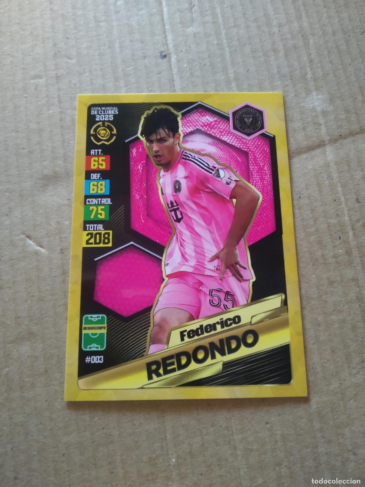 Cartes &agrave; collectionner de Football: 3 FEDERICO REDONDO INTER MIAMI CROMO FUTBOL GOL PUBLICACIONES MUNDIAL DE CLUBES 2025