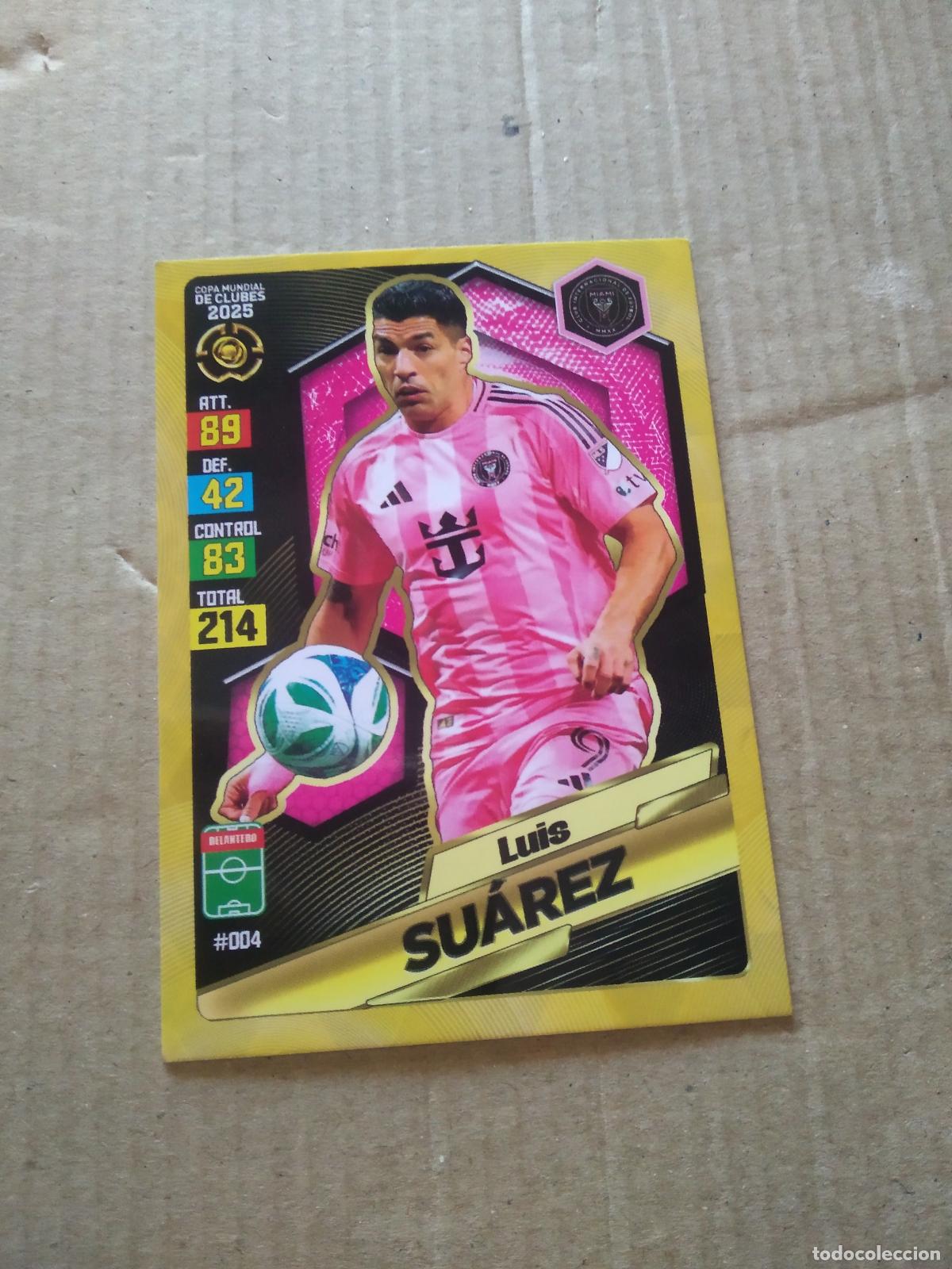 Cromos de Futebol: 4 LUIS SUAREZ INTER MIAMI CROMO FUTBOL GOL PUBLICACIONES MUNDIAL DE CLUBES 2025