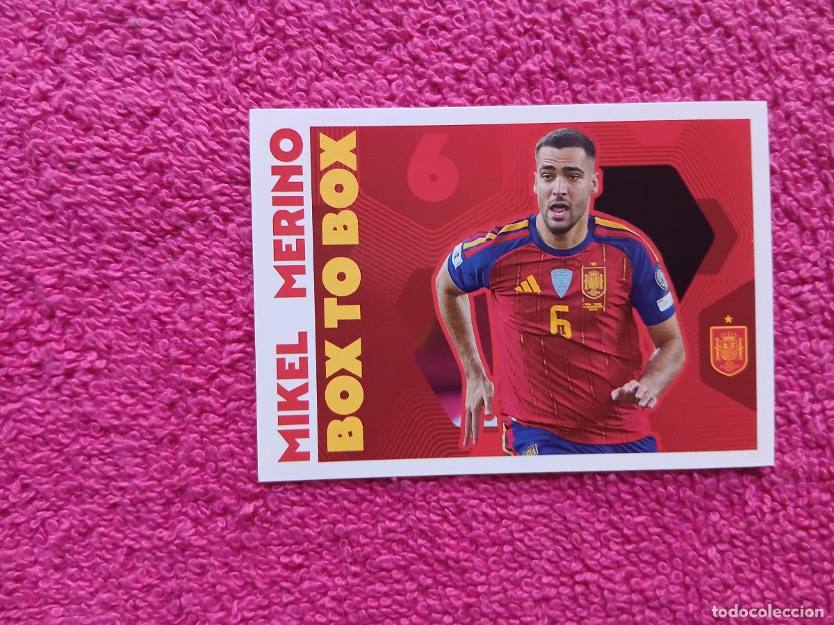 Cromos de f&uacute;tbol: espa&ntilde;a 2026 70 mikel merino selecci&oacute;n espa&ntilde;ola panini carrefour family mundial de futbol