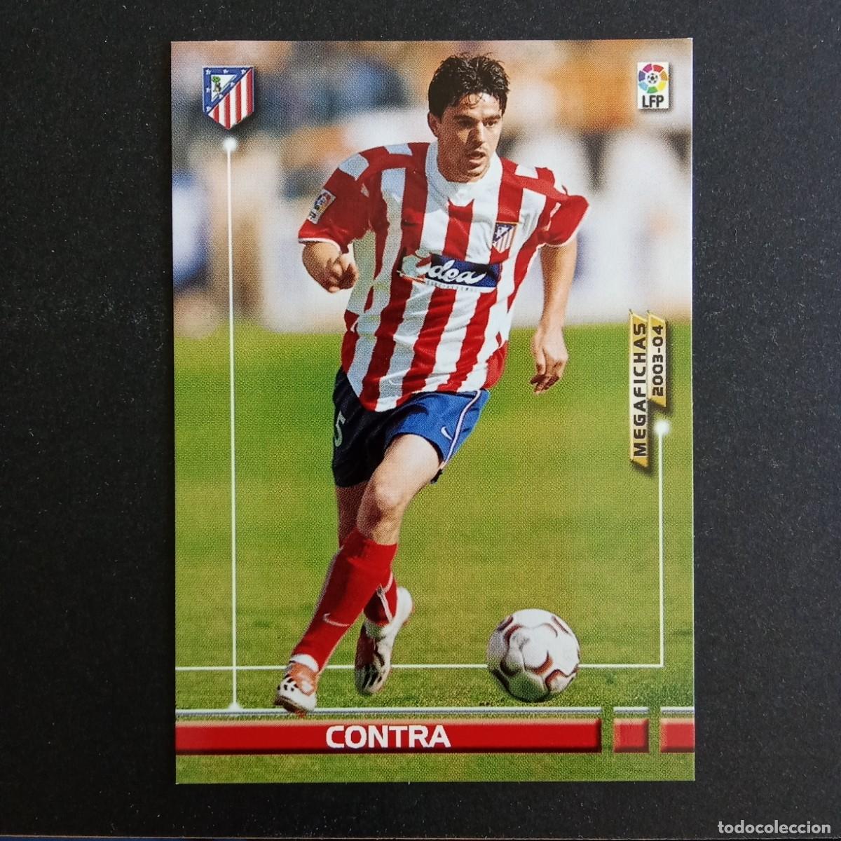 Cromos de f&uacute;tbol: 40 CONTRA ATLETICO MADRID LIGA 2003 2004 03 04 MEGAFICHAS PANINI