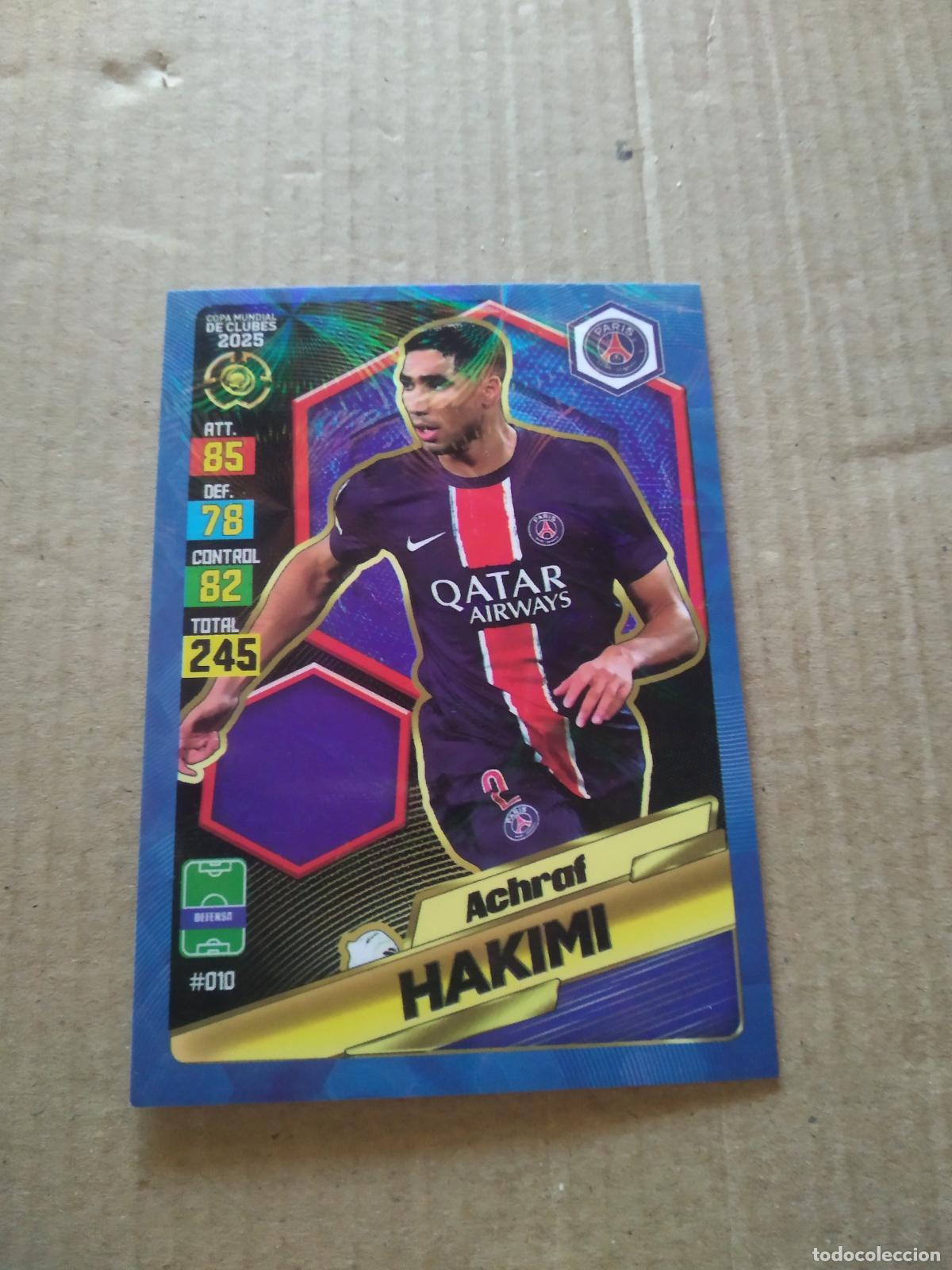 Cromos de f&uacute;tbol: 10 ACHRAF HAKIMI PARIS SAINT GERMAIN PSG CROMO FUTBOL GOL PUBLICACIONES MUNDIAL DE CLUBES 2025